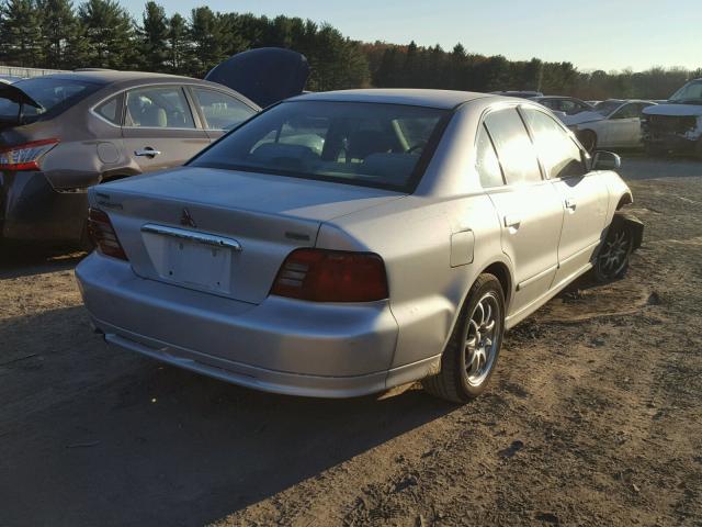 4A3AA46G8YE049147 - 2000 MITSUBISHI GALANT ES GRAY photo 4