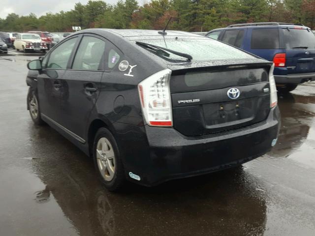 JTDKN3DUXA5228830 - 2010 TOYOTA PRIUS 黑色 照片 3