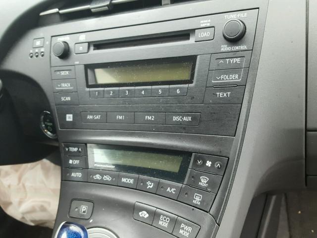 JTDKN3DUXA5228830 - 2010 TOYOTA PRIUS 黑色 照片 9