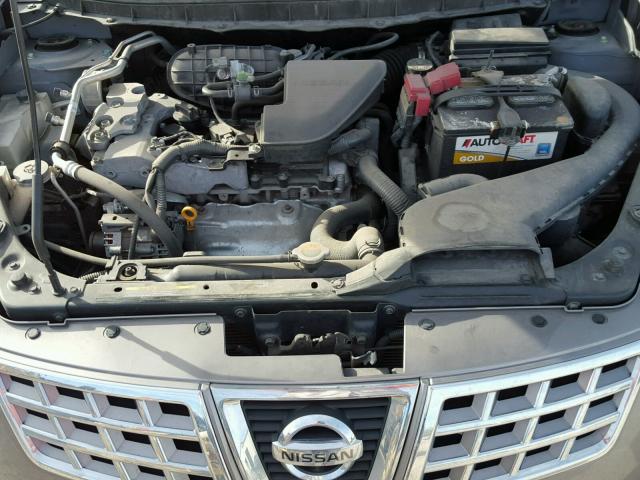 JN8AS5MV6AW118798 - 2010 NISSAN ROGUE S GRAY photo 7