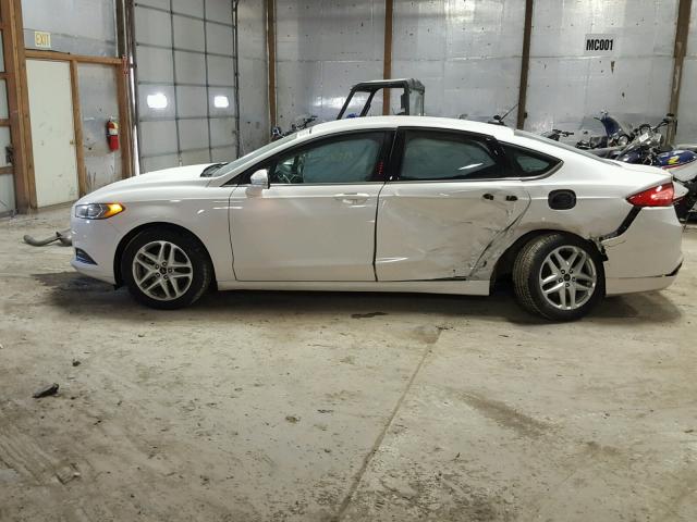 3FA6P0H7XDR212813 - 2013 FORD FUSION SE WHITE photo 9