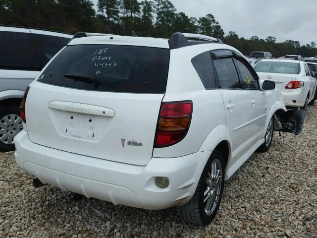 5Y2SL65826Z427590 - 2006 PONTIAC VIBE WHITE photo 4