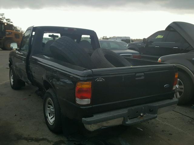 1FTYR10C6XUA63521 - 1999 FORD RANGER BLACK photo 3