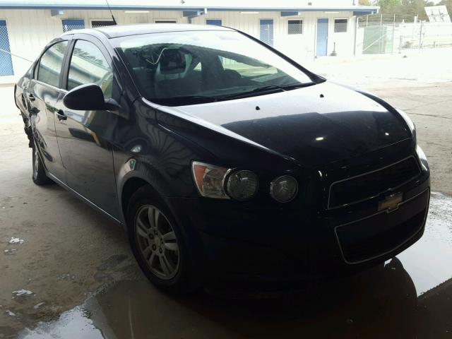 1G1JC5SH8E4148739 - 2014 CHEVROLET SONIC LT BLACK photo 1