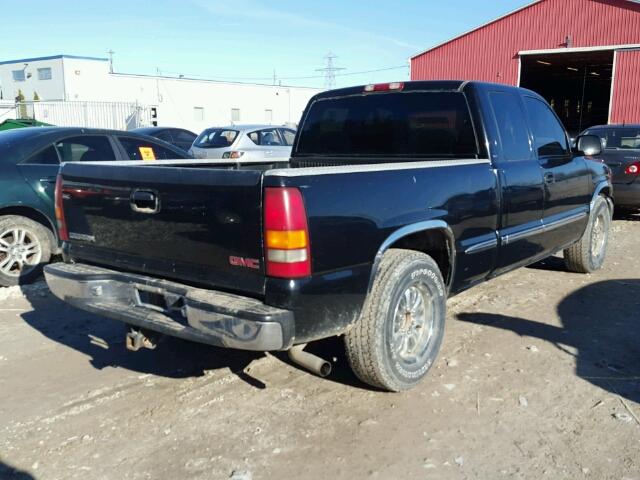 1GTEC19T11Z140751 - 2001 GMC NEW SIERRA BLACK photo 4