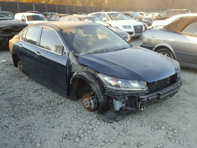 1HGCR2F3XFA073381 - 2015 HONDA ACCORD LX BLUE photo 1