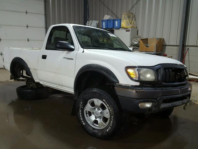 5TEPM62N34Z461343 - 2004 TOYOTA TACOMA WHITE photo 1