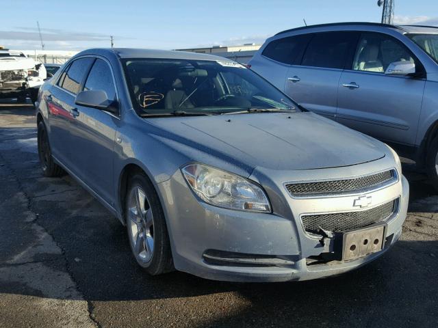 1G1ZH57B684305410 - 2008 CHEVROLET MALIBU 1LT BLUE photo 1