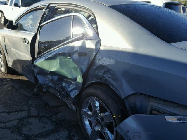 1G1ZH57B684305410 - 2008 CHEVROLET MALIBU 1LT 蓝色 照片 10