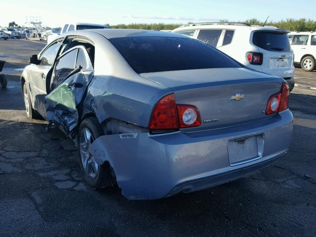 1G1ZH57B684305410 - 2008 CHEVROLET MALIBU 1LT BLUE photo 3