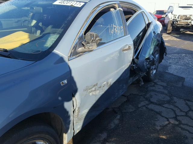 1G1ZH57B684305410 - 2008 CHEVROLET MALIBU 1LT 蓝色 照片 9