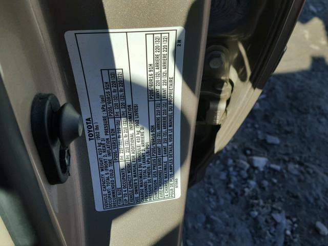 4T1BF28B2YU090468 - 2000 TOYOTA AVALON XL Қоңыр фото 10