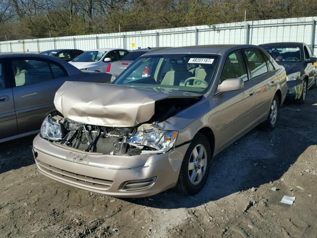 4T1BF28B2YU090468 - 2000 TOYOTA AVALON XL Қоңыр фото 2