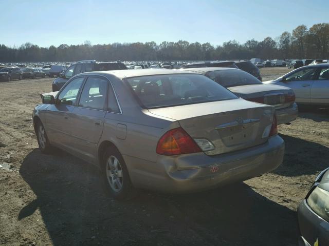 4T1BF28B2YU090468 - 2000 TOYOTA AVALON XL Қоңыр фото 3