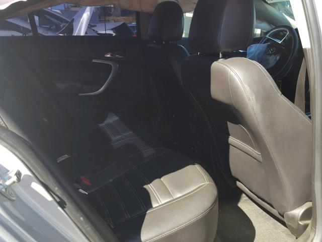 2G4GV5GVXC9126368 - 2012 BUICK REGAL GS SILVER photo 6