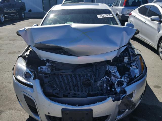 2G4GV5GVXC9126368 - 2012 BUICK REGAL GS SILVER photo 7