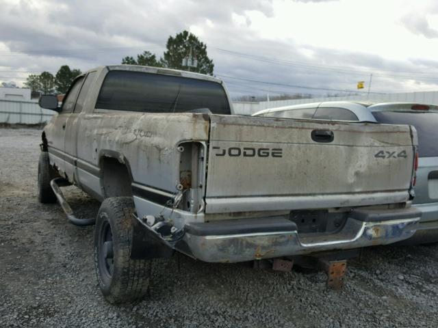 1B7KF23Z8YJ155088 - 2000 DODGE RAM 2500 SILVER photo 3