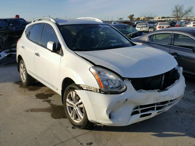 JN8AS5MT2CW272989 - 2012 NISSAN ROGUE S WHITE photo 1