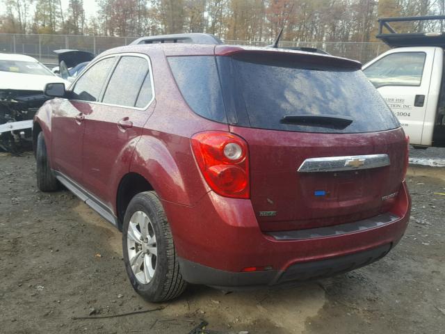 2GNALPEKXC6223194 - 2012 CHEVROLET EQUINOX LT RED photo 3