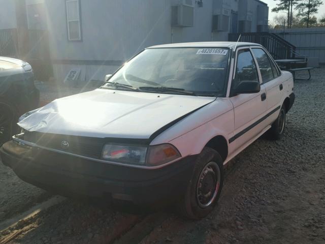 JT2AE91A6N0283988 - 1992 TOYOTA COROLLA WHITE photo 2