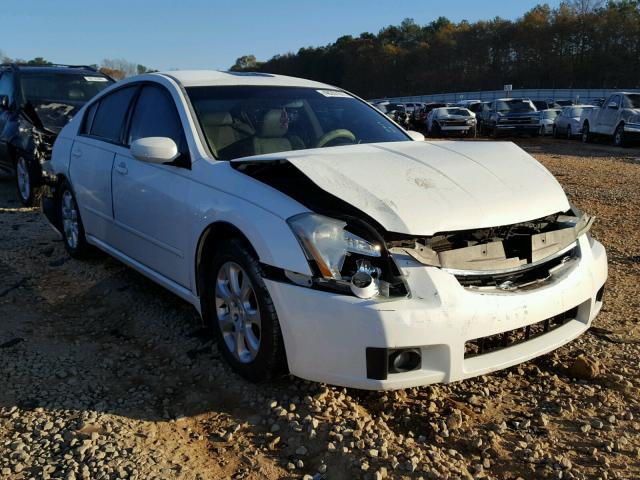 1N4BA41E57C853113 - 2007 NISSAN MAXIMA SE WHITE photo 1