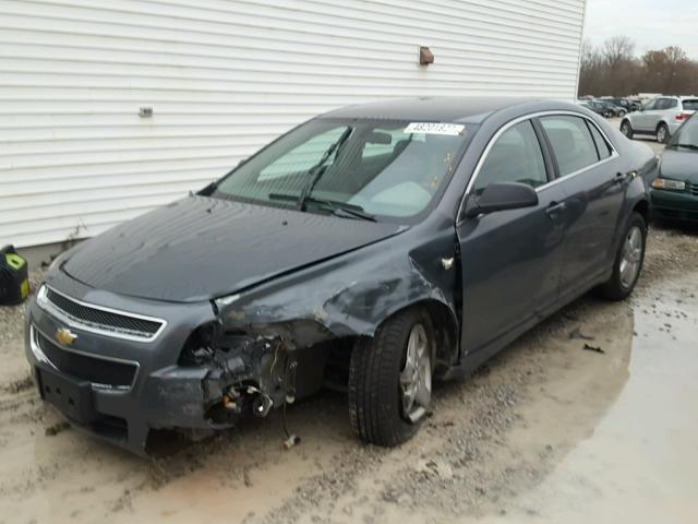 1G1ZG57B584279112 - 2008 CHEVROLET MALIBU LS BLUE photo 2