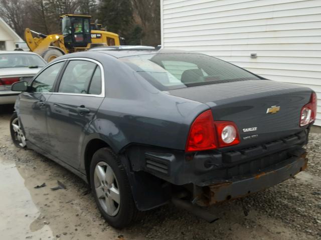 1G1ZG57B584279112 - 2008 CHEVROLET MALIBU LS BLUE photo 3