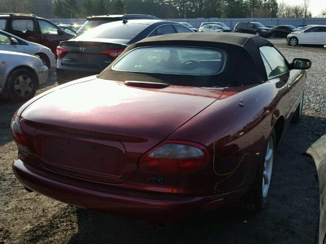 SAJGN2740VC005145 - 1997 JAGUAR XK8 RED photo 4