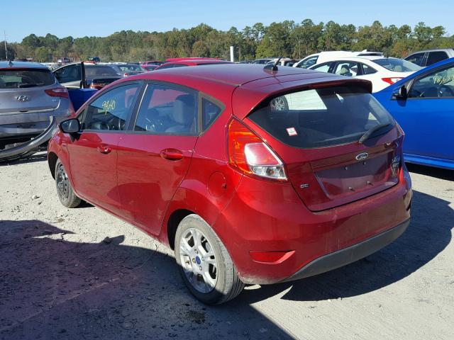 3FADP4EJ6EM139999 - 2014 FORD FIESTA SE RED photo 3