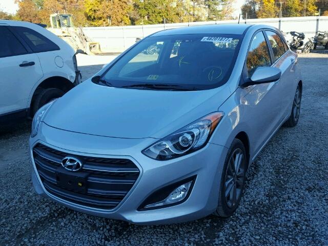 KMHD35LH9HU354266 - 2017 HYUNDAI ELANTRA GT SILVER photo 2