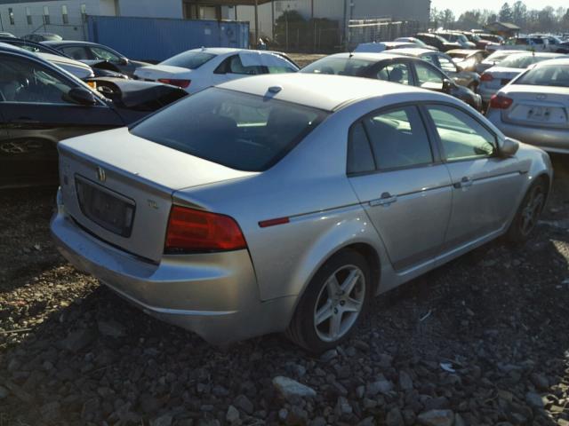 19UUA65506A056532 - 2006 ACURA 3.2TL SILVER photo 4