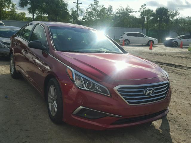 5NPE24AF2GH404120 - 2016 HYUNDAI SONATA SE RED photo 1