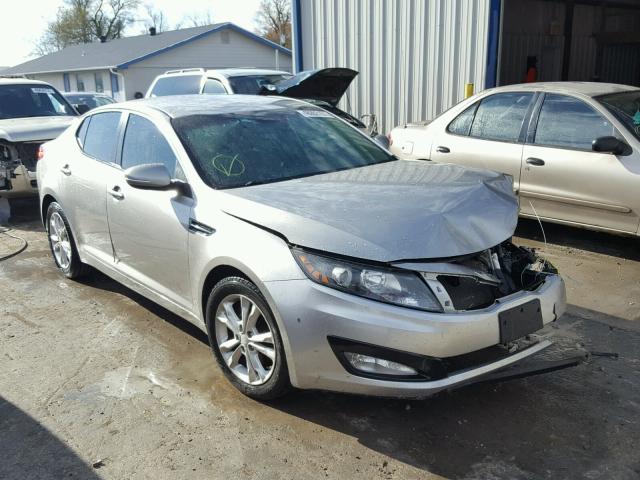 5XXGM4A70CG033430 - 2012 KIA OPTIMA LX SILVER photo 1