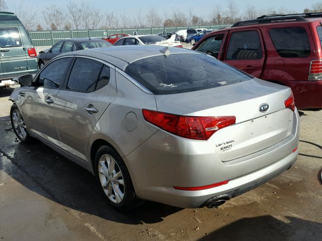 5XXGM4A70CG033430 - 2012 KIA OPTIMA LX SILVER photo 3