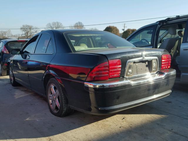 1LNHM87A61Y702620 - 2001 LINCOLN LS BLACK photo 3