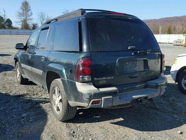 1GNET16S746158759 - 2004 CHEVROLET TRAILBLAZE GREEN photo 3