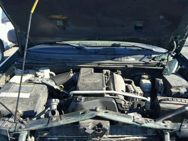 1GNET16S746158759 - 2004 CHEVROLET TRAILBLAZE GREEN photo 7