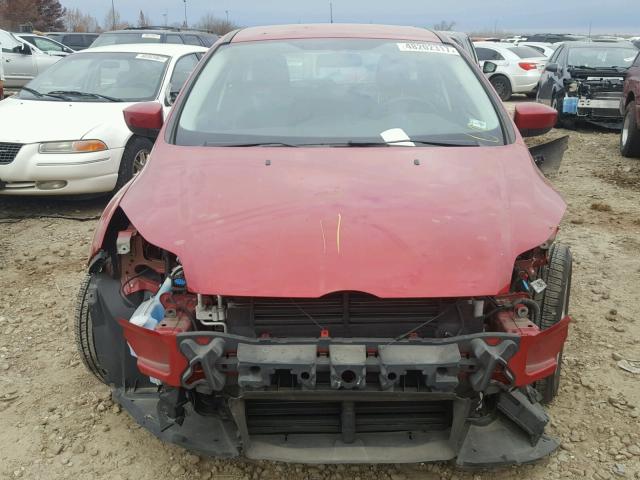 1FAHP3K24CL320901 - 2012 FORD FOCUS SE RED photo 7