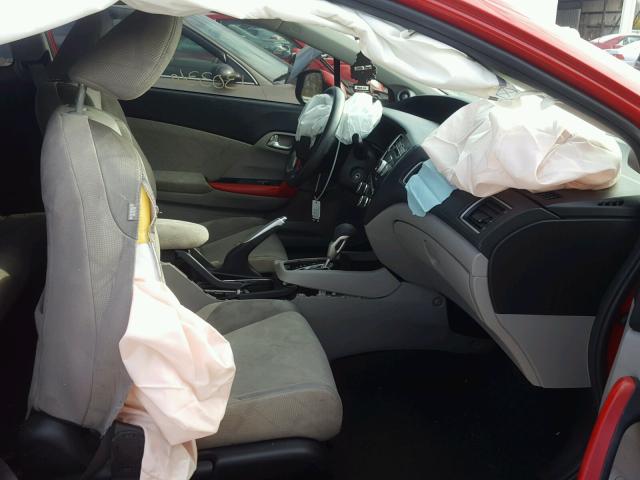 2HGFG3B81DH515697 - 2013 HONDA CIVIC EX RED photo 5