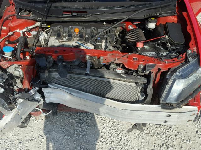 2HGFG3B81DH515697 - 2013 HONDA CIVIC EX RED photo 7