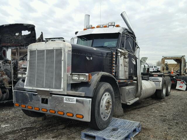 1XP5DB9X2MN302547 - 1991 PETERBILT TRACTOR BLACK photo 2