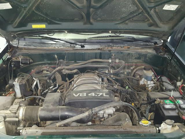 5TDZT38A12S135999 - 2002 TOYOTA SEQUOIA LI GREEN photo 7