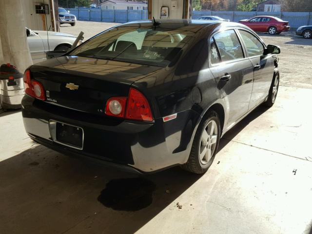 1G1ZG57B18F296364 - 2008 CHEVROLET MALIBU LS BLACK photo 4