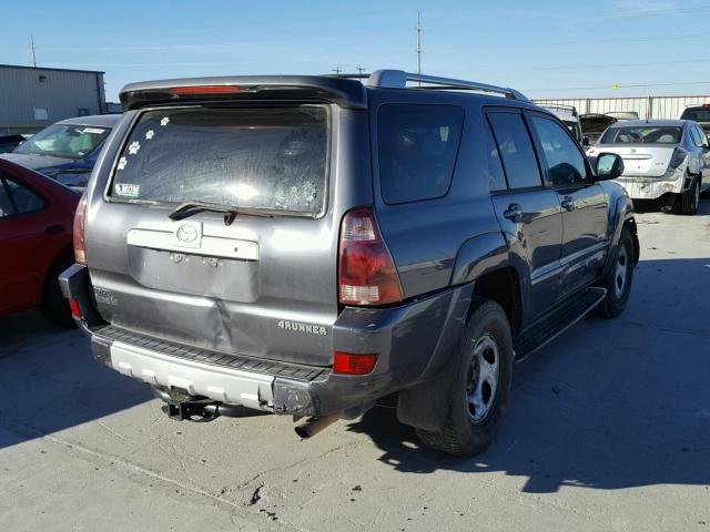 JTEZT17R740018506 - 2004 TOYOTA 4RUNNER LI BLACK photo 4