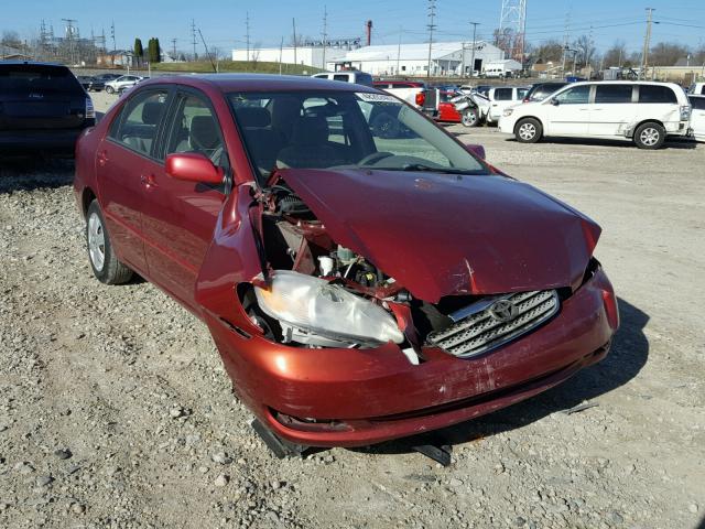 1NXBR32E18Z032755 - 2008 TOYOTA COROLLA CE RED photo 1