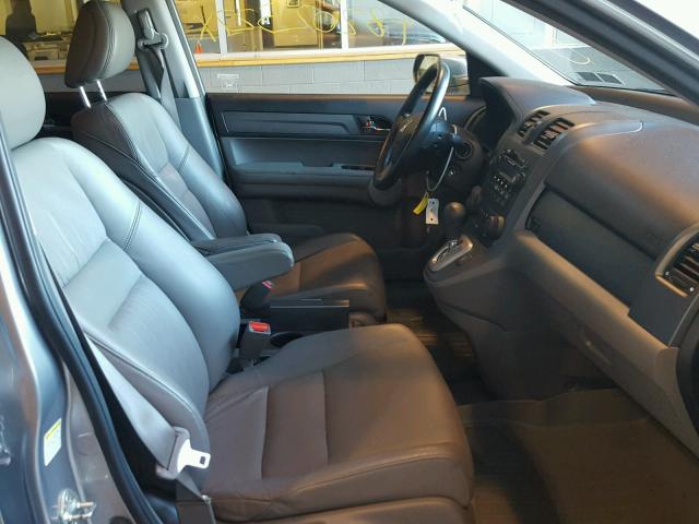 JHLRE48777C115031 - 2007 HONDA CR-V EXL SILVER photo 5