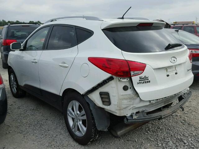 KM8JU3AC6DU602429 - 2013 HYUNDAI TUCSON GLS WHITE photo 3