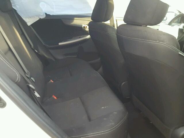 5YFBU4EE0DP123172 - 2013 TOYOTA COROLLA BA WHITE photo 6