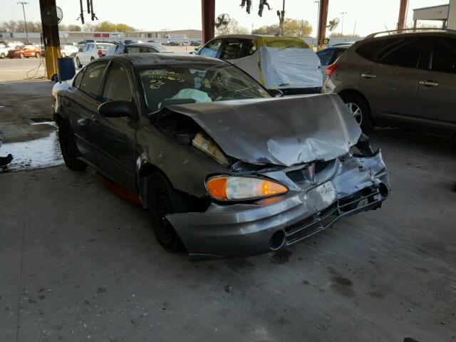 1G2NF52F12C126537 - 2002 PONTIAC GRAND AM S GRAY photo 1