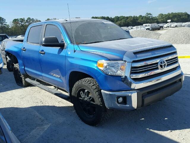 5TFEM5F13GX099793 - 2016 TOYOTA TUNDRA CRE BLUE photo 1